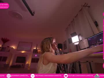 webcam girl hannahjames710 today image #3577622