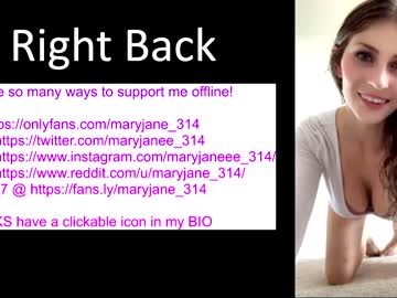webcam girl maryjane_314 today image #2080573
