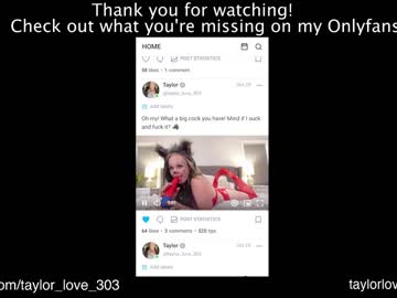 webcam girl taylor_love_303 today image #3526417