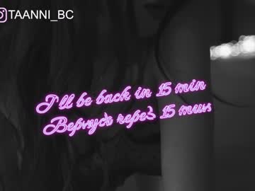 webcam girl taanni_bc today image #3130503
