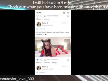 webcam girl taylor_love_303 today image #1940862