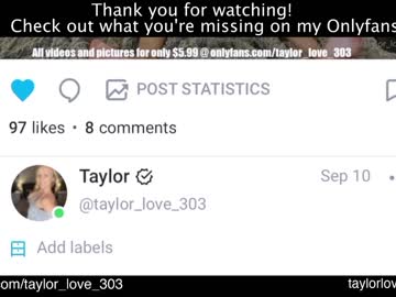 webcam girl taylor_love_303 today image #3411748