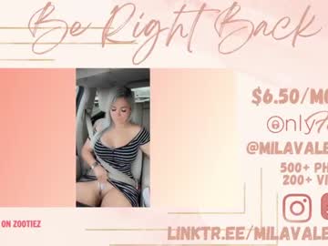 webcam girl milavalentinax today image #3759008