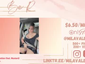webcam girl milavalentinax today image #2768783