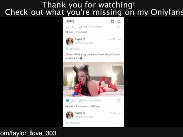 webcam girl taylor_love_303 today image #3682274