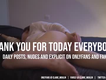 webcam girl claire_moulin today image #1537218