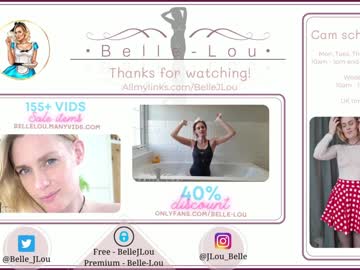 webcam girl belle_jlou today image #2063212
