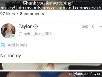 webcam girl taylor_love_303 today image #1927646