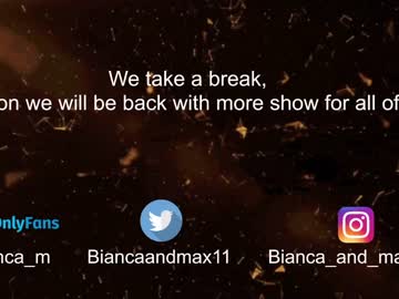 webcam couple bianca_and_maxwell today image #2909128