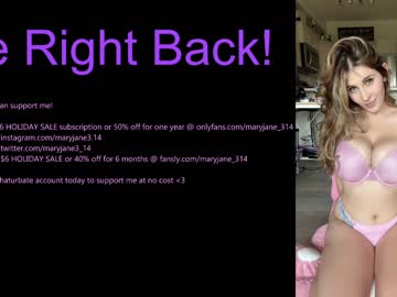 webcam girl maryjane_314 today image #3292750
