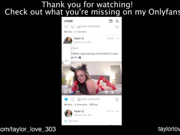 webcam girl taylor_love_303 today image #3363244